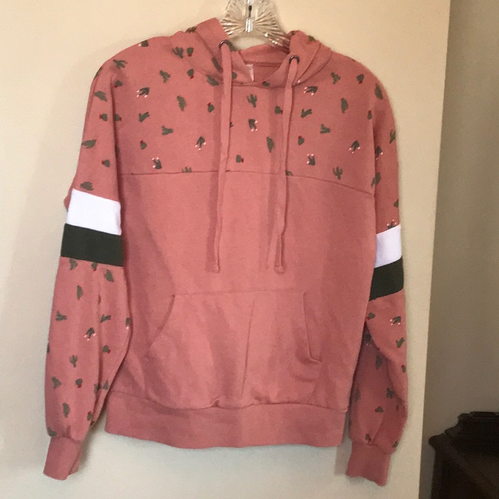 No Boundaries NOBO Cactus Hoodie size Juniors Small